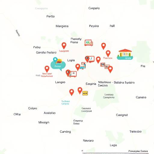 Mapa da localizaäão da escola